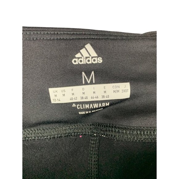Adidas Climawarm Black Leggings M Womens Insulated Activewear - Picture 5 of 5